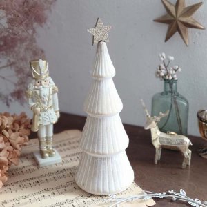 木製ホワイトクリスマスツリー・Ｓ・ギフト・クリスマス限定品