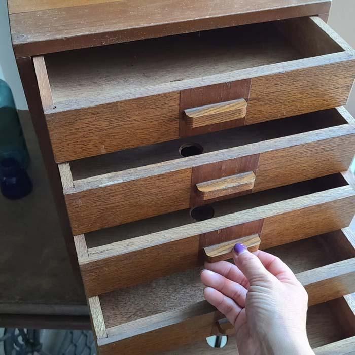 古家具・古道具・木製・小引き出し・昭和レトロ家具・5段 | 旅 古家具・古道具・木製・小引き出し・昭和レトロ家具・5段 | 旅