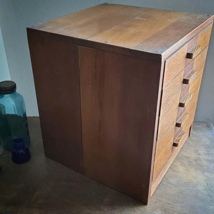 古家具・古道具・木製・小引き出し・昭和レトロ家具・5段 | 旅 古家具・古道具・木製・小引き出し・昭和レトロ家具・5段 | 旅