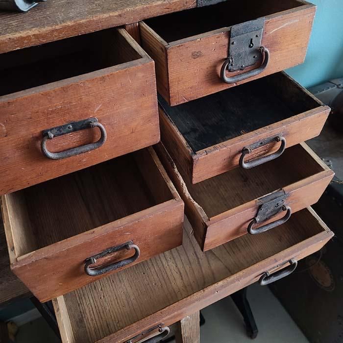 古家具・古道具・小引き出し・昭和レトロ・6引き出し | 旅する 古家具・古道具・小引き出し・昭和レトロ・6引き出し | 旅する