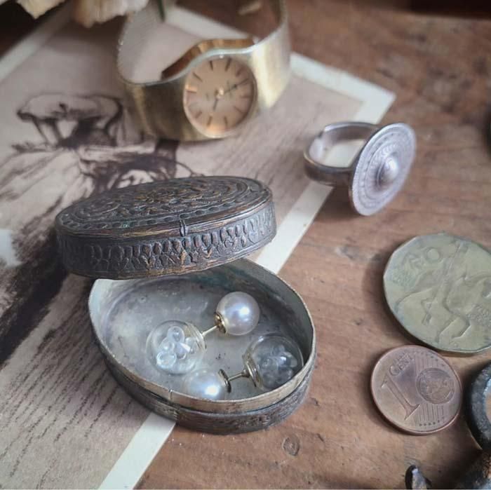 古道具・ブロカント・ピルケース・アクセサリーケース・小物入れ 古道具・ブロカント・ピルケース・アクセサリーケース・小物入れ