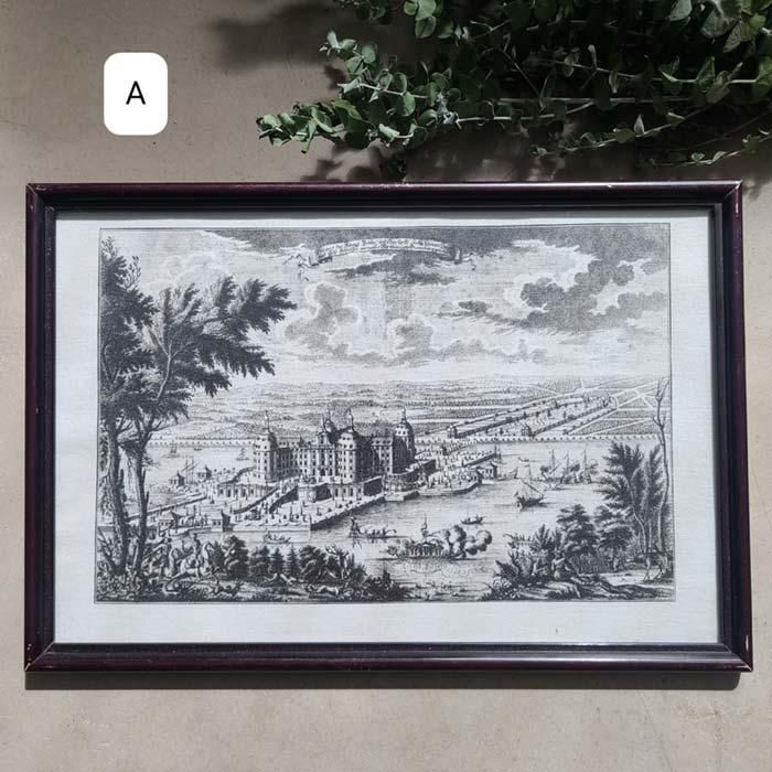 即納！最大半額！ ドイツ蚤の市・古道具・ブロカント・アンティーク調・レトロ雑貨 絵画