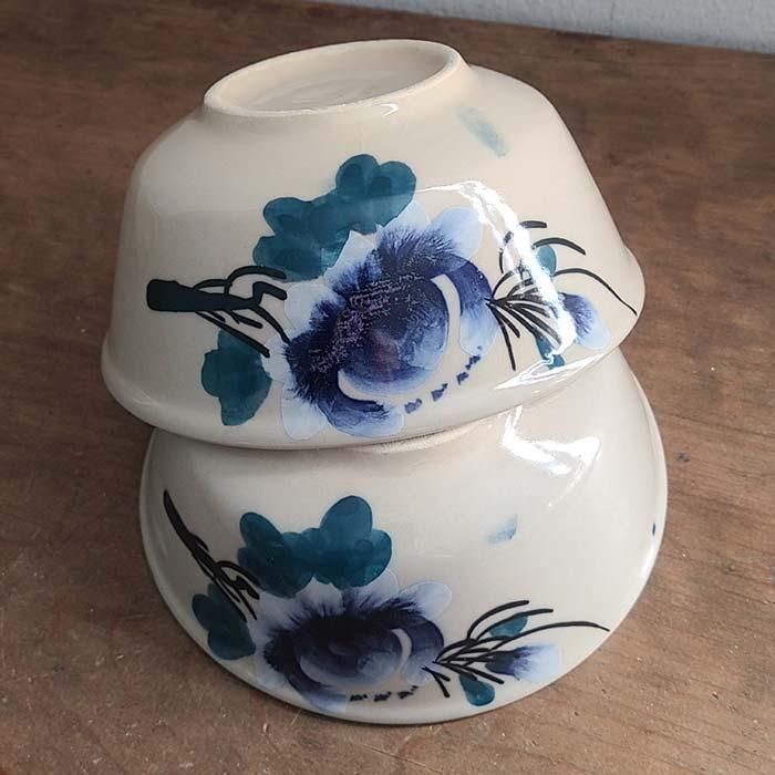 ベトナム・ソンベ焼・青花・小どんぶり・大茶碗 | 旅するレトロ