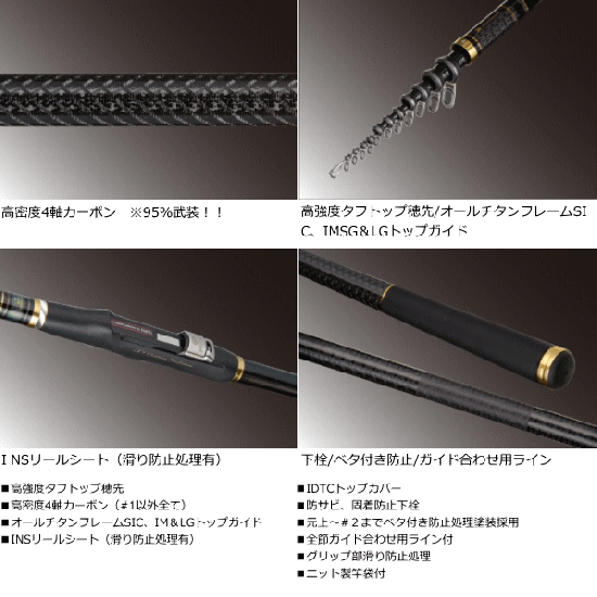 宇崎日新 ゼロサム磯 弾 X4 タイプ1 500 / 磯竿 （お取り寄せ商品）