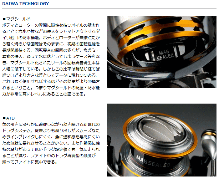 DAIWA16 EM MS 2510PE-H Spinning Reel JAPAN 