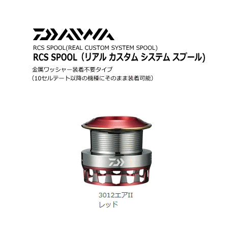 ダイワ RCS エアスプールII 3012 (レッド) / SLP WORKS (お ダイワ RCS エアスプールII 3012 (レッド) / SLP WORKS (お