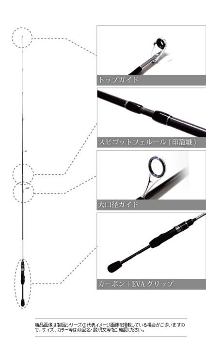 アジング＆メバリングロッド ソルザ ジェットシルバースティック
