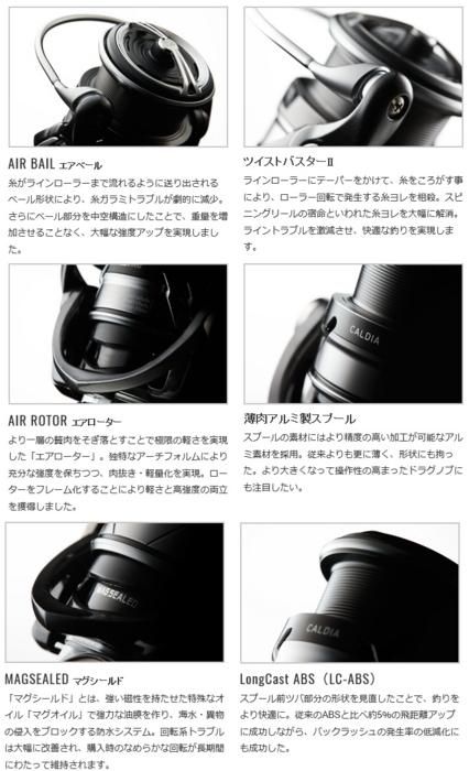 ダイワ 18 カルディア LT3000-CXH / スピニングリール ダイワ 18 カルディア LT3000-CXH / スピニングリール