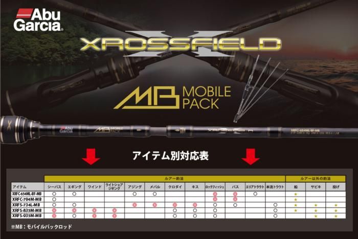 アブ ガルシア クロスフィールド モバイル XRFS-935M-MB
