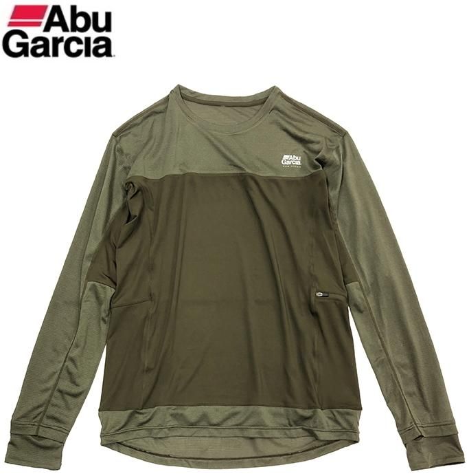福袋 セール スコーロン×接触冷感 アブガルシア ドライ長袖 オリーブ Tシャツ ウェア