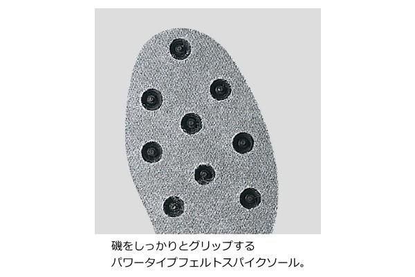 がまかつ フェルトスパイクシューズ パワータイプ GM-4514 ブラック