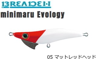 ブリーデン ミニマル エボロジー 2 6g ノーマル 05 マットレッドヘッド ルアー メール便可 Reshad Edu