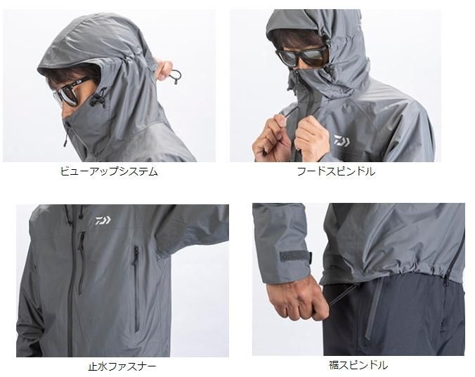 ダイワ DR-32109 レインマックス(R) レインスーツ ブラック XL ダイワ DR-32109 レインマックス(R) レインスーツ ブラック XL