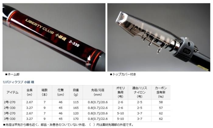 LIBERTY CLUB 小継磯2-330 ダイワ　DAIWA DAIWA（釣り） (7)【目玉商品】ダイワ リバティクラブ 小継 磯 2