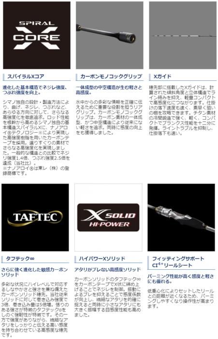 SHIMANO ステファーノ攻S180 シマノ ステファーノ 攻 S180 (ロッド・釣竿) 価格比較 - 価格.com