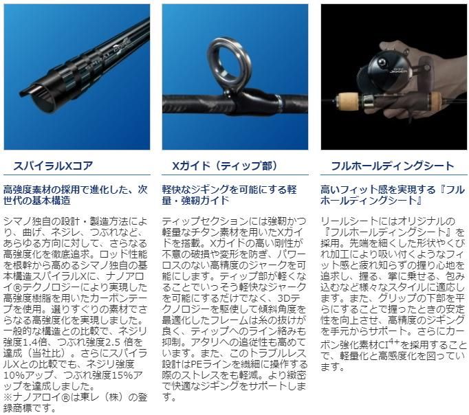 シマノ 19 オシアジガー∞ (インフィニティ) B65-1 / ジギングロッド (S01) (O01) 【本店特別価格】 シマノ 19 オシアジガー∞ (インフィニティ) B65-1 / ジギングロッド (S01) (O01) 【本店特別価格】