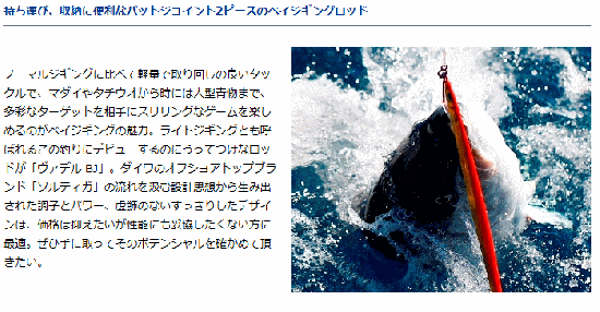 ダイワ(Daiwa) ヴァデル BJ 66HB 01480180｜アウトドア用品