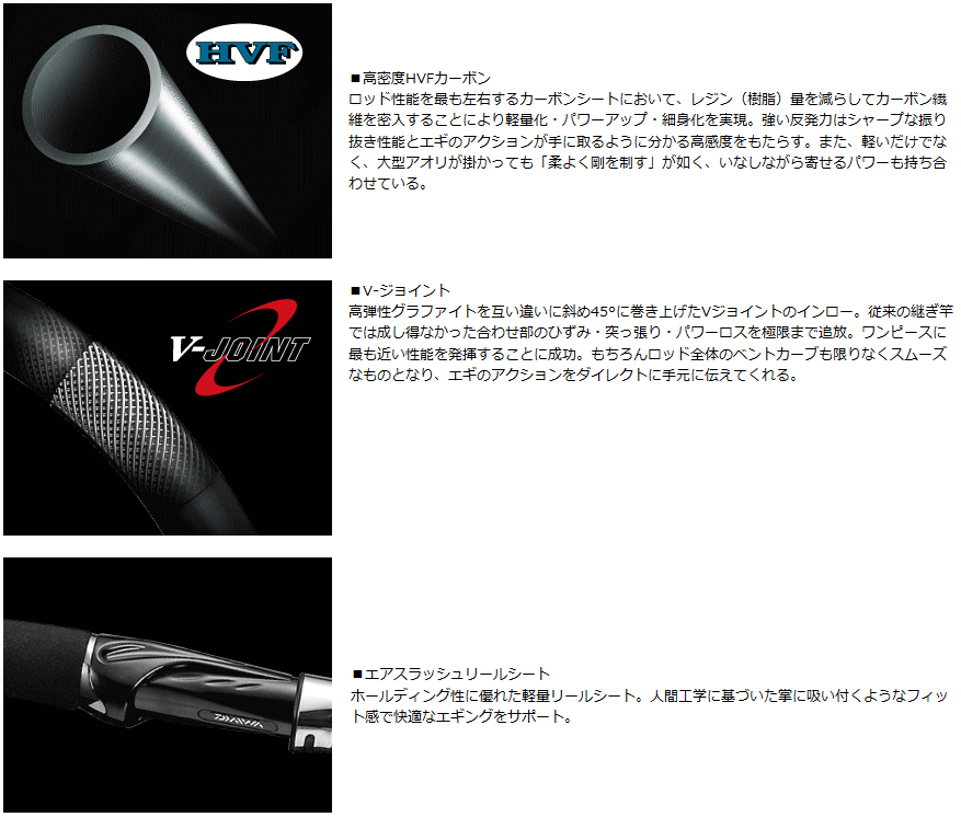 ダイワ エメラルダス AIR 86MLI / エギングロッド(D01) (O01 ダイワ エメラルダス AIR 86MLI / エギングロッド(D01) (O01