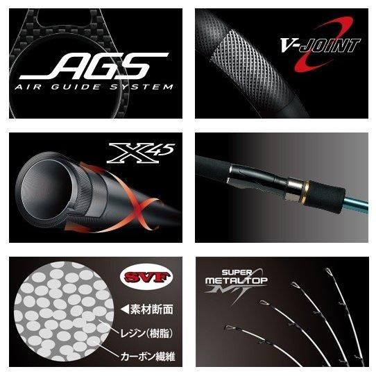 ダイワ エメラルダス AGS (アウトガイドモデル) 72ML/MH-SMT