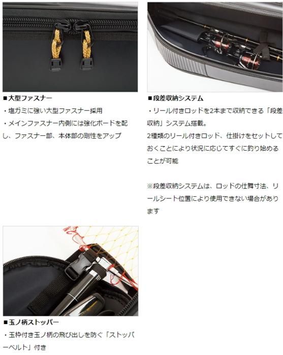 ダイワ 20 ロッドケース FF レッド 135RW (L) / ロッドケース