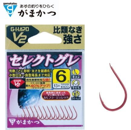 がまかつ G-HARD V2 セレクトグレ 4号 (メール便可)
