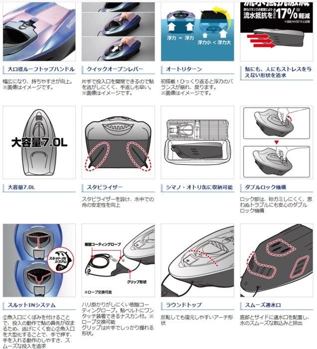 シマノ 引舟 リミテッド プロ PD-1C1S ダークレインボー / 鮎舟 シマノ 引舟 リミテッド プロ PD-1C1S ダークレインボー / 鮎舟