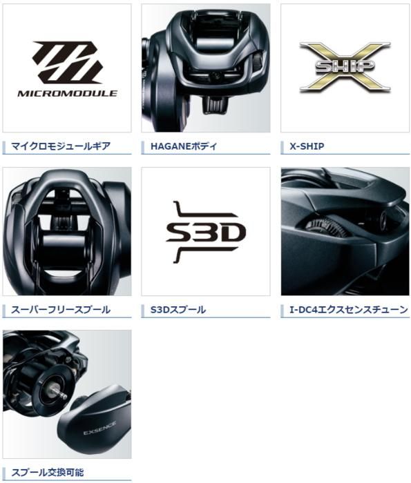 シマノ 20 エクスセンス DC SS HG (右ハンドル) / ベイトリール