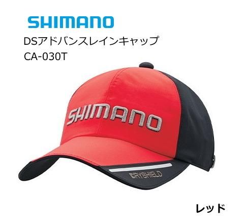 シマノ DSアドバンスレインキャップ CA-030T レッド フリーサイズ