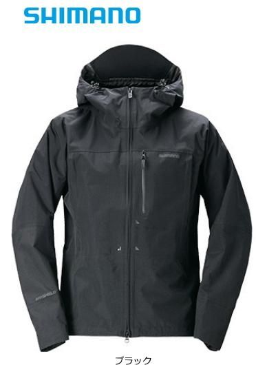 シマノ　DSエクスプローラーレインジャケット　XL シマノ DSエクスプローラーレインジャケット RA-04JT ブラック 3XL(4L