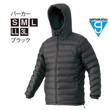がまかつ - がまかつ　ダウンパーカー GM3605 ブラック×レッド Mサイズ 追加入荷！がまかつダウンスーツ上下 GM3605 5サイズ 送料無料