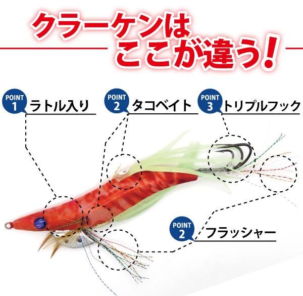 オクトパスハンター タコエギ クラーケン 3.5号 マットピンクグロー