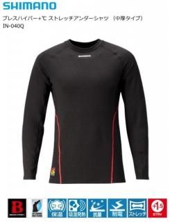 ޥ ֥쥹ϥѡ+ ȥå ס IN-040Q ֥å 3XL(4L) / shimano /   (SP) Ź̲ʡ