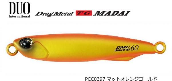 デュオ Duo ドラッグメタル スリム Tg マダイ 40g Pcc0397 マットオレンジゴールド メタルジグ ルアー メール便