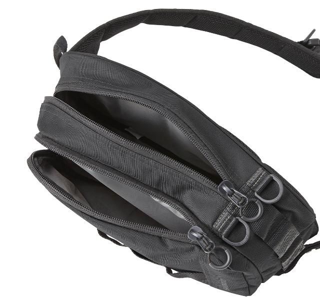 シマノ スリング ショルダーバッグ S ブラック [BS-025T] - 釣具