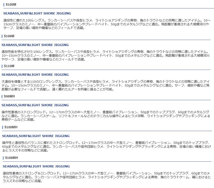 シマノ 21 ムーンショット S96ML / シーバスロッド 【本店特別価格】 (S01)
