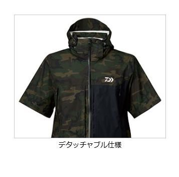 ダイワ　レインマックス　デタッチャブルレインスーツ　DR-3021 ブラック ダイワ レインマックス(R) デタッチャブル レインスーツ DR-3021