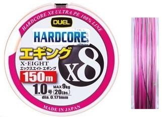 デュエル ハードコア X8 エギング 150m グリーン-ホワイト デュエル ハードコア X8 エギング 150m グリーン-ホワイト