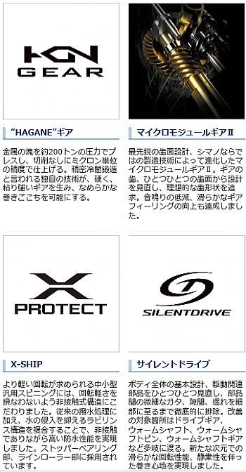 シマノ 21 コンプレックスXR C2000 F4 HG / スピニングリール