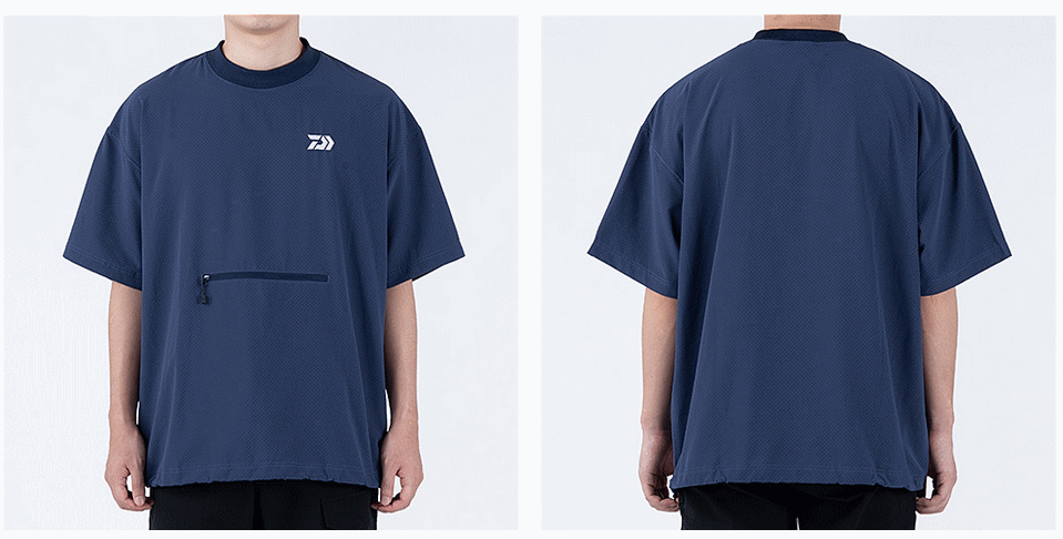 値下げ中❗️ダイワ ビッグシルエットショートスリーブメッシュ XL ダイワ ビッグシルエット ショートスリーブメッシュTシャツ DE
