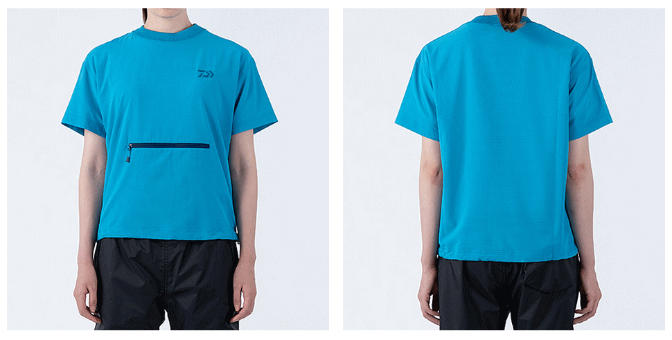値下げ中❗️ダイワ ビッグシルエットショートスリーブメッシュ XL ダイワ ビッグシルエット ショートスリーブメッシュTシャツ DE