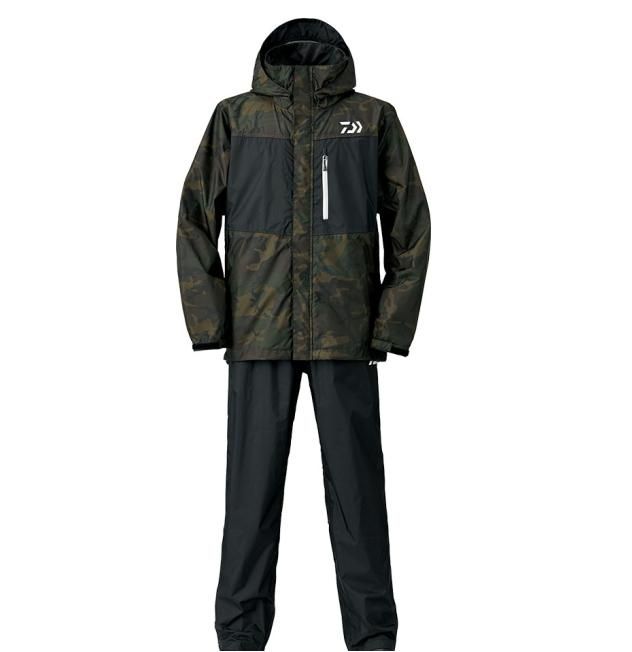 ダイワ レインマックス レインスーツ DR-3621 (グリーンカモ)（d