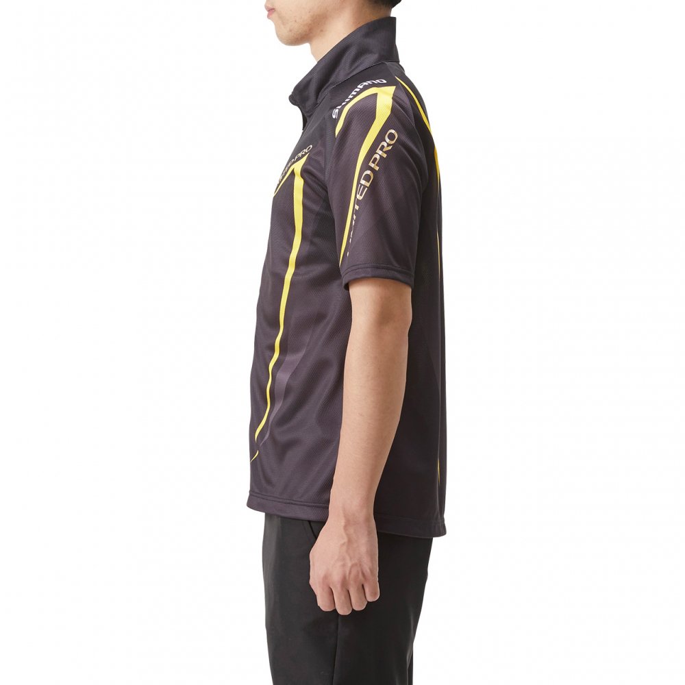 シマノ フルジップシャツ リミテッド プロ (半袖) SH-012S ブラック