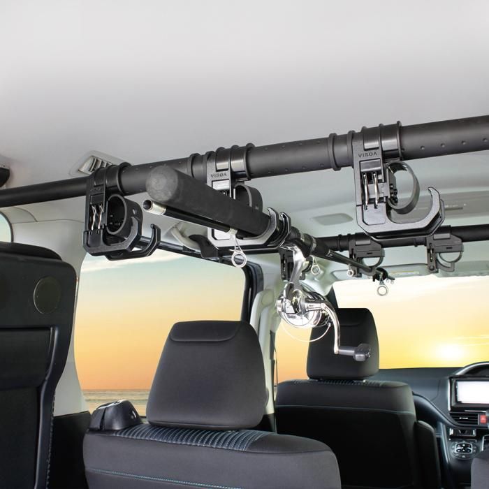 槌屋ヤック マルチグリップバー用ロッドホルダー フロント/リアセット