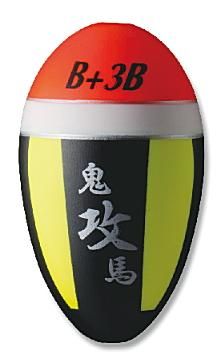都内で 鬼馬ウキ攻 釣武者 (BB/トップ イエロー ／ボディ オレンジ その他