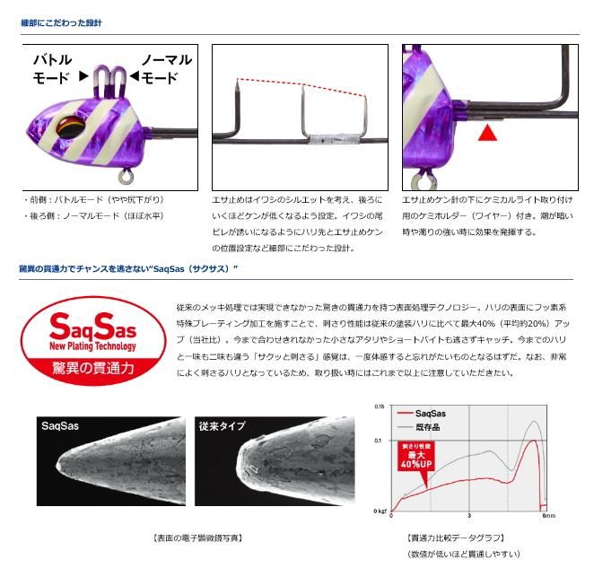 ダイワ 快適 船タチウオテンヤSS イエローゼブラ赤エラ 50号