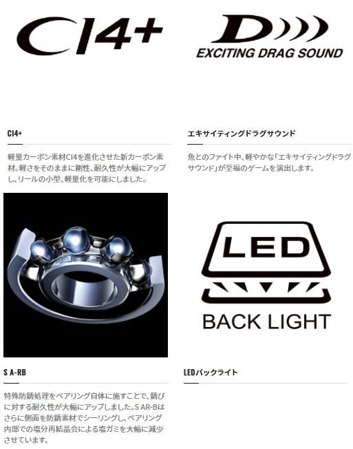 シマノ 21 バルケッタ 151DHPG (左ハンドル) / ベイトリール