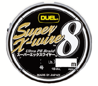 デュエル スーパーエックスワイヤー8 (4号 300m)  5色イエローマーキング / PEライン (O01) 【本店特別価格】