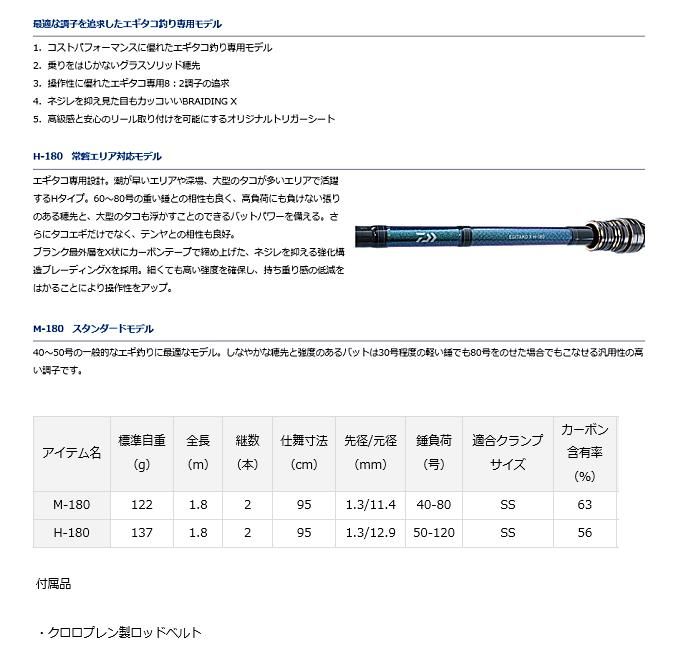 エギタコ　XM180 ダイワ エギタコ X M-180 - 上島釣具店