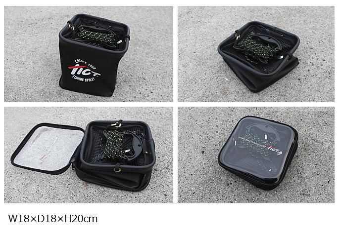 ティクト フォールディングライブバケツ クリア / 水汲みバケツ 【本店