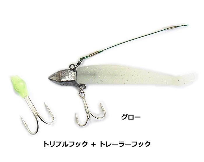 マルシン漁具 ワインダートセット 14g グロー / ワインドワーム